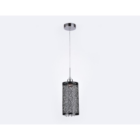Suspended lamp with a replaceable lamp Ambrella Light, TraDitional, TR3637, E14, Color Chrome-1