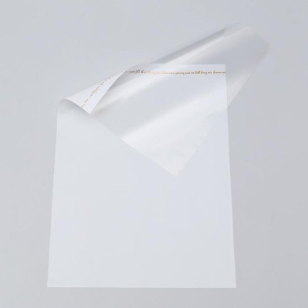 Napkin for a mini bouquet "Ready-made solution for 1-3 flowers", white, 58 x 29 cm-2