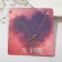 Pendant "Art" heart, white color in gold, 40 cm