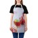 Apron kitchen with a photo print "Ribbon and Easter eggs", adjustable, size OS