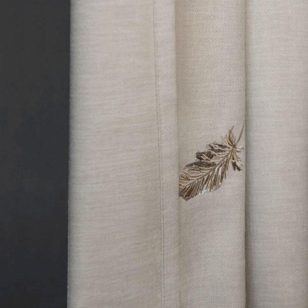 Set of curtains "Mika", size 145 x 270 cm - 2 pcs, beige-2