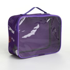 Lightning cosmetic bag, lilac color
