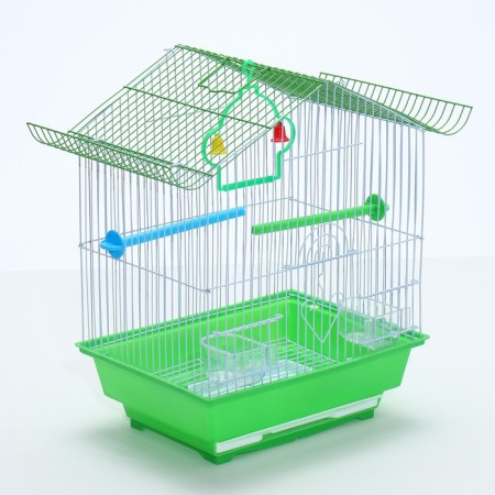 Poultry cell is equipped BD-1/1D, 30 x 23 x 39 cm, green-3