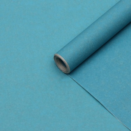 Floristic "blues" parchment, 0.6 x 10 m, blue 52 g/m2