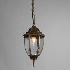 Уличный подвесной светильник Arte Lamp Pegasus A3151SO-1BN, E27, 60 Вт, 16х16х30 см, чёрный