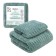 Set of towels "strip", size 30x70 cm, 70x130 cm, mint color
