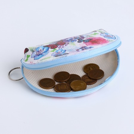 Monetnik's wallet with a zipper, color mix-3