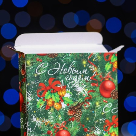 Gift box for tiles of chocolate with the window "cones", 17.1 x 8 x 1.4 cm-2
