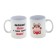 Sublimation mug "Beloved wife..." Bear, with application