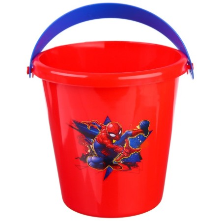 Bucket for playing sand, 1l, spider-man