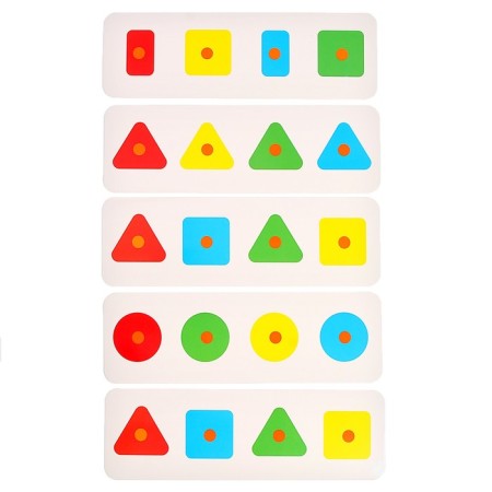 Logical pyramid "Colors and forms", EVA material, according to the Montessori Methodology-2