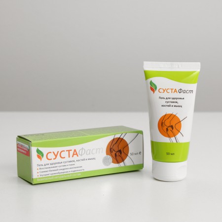 Sustafast natural gel, for joints, 50 ml