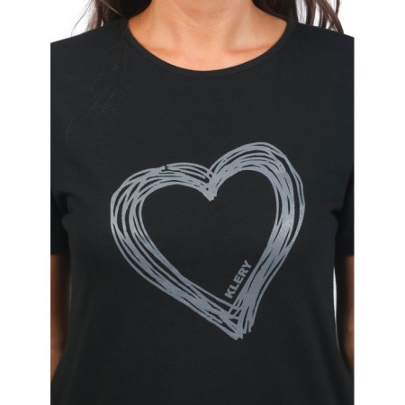 Women's tunic, size 46, black color-5