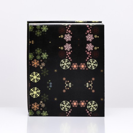 Folding box "Multi -colored snowflakes", 31.2 x 25.6 x 16.1 cm-5
