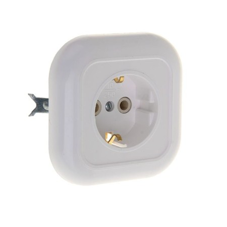 Rosette "Kuntsevo" 7653 Valentina RS16635, 16 A, 230 V, single, hidden, with salary, white