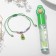 Set 2 objects: bracelet, lip gloss "avocado", color, 6 cm