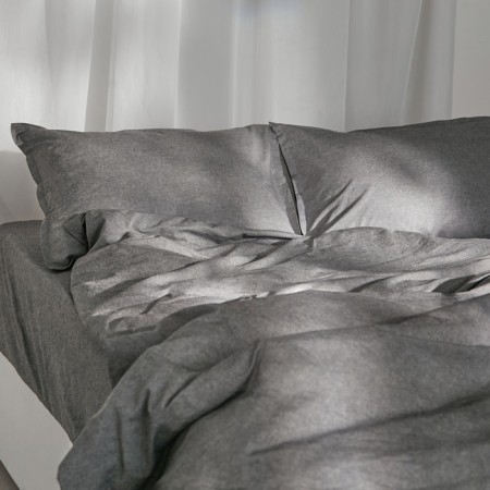 Pillowcase SL Home "Denim" 70*70+2 cm, central dark, 100% greedy cotton-3