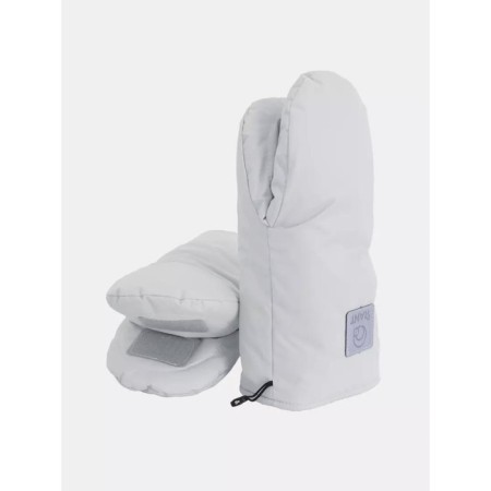 Rant mittens for Nice & Warm stroller, light gray color-1