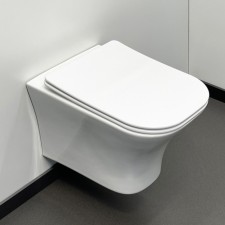 Сиденье Comforty 2134 для унитаза 110, дюропласт softclose тонкое, быстросъёмное