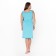 Night shirt female, blue color, size 50