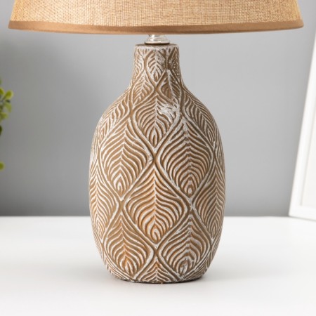 Jesse table lamp E14 40W chocolate-white 25x25x39 cm-3