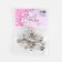 Rhinestones are sewing "circle", in the frame, d = 10 mm, 20 pcs, the color is white opal
