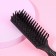 Massage comb, 3.2 × 19.4 cm, black color