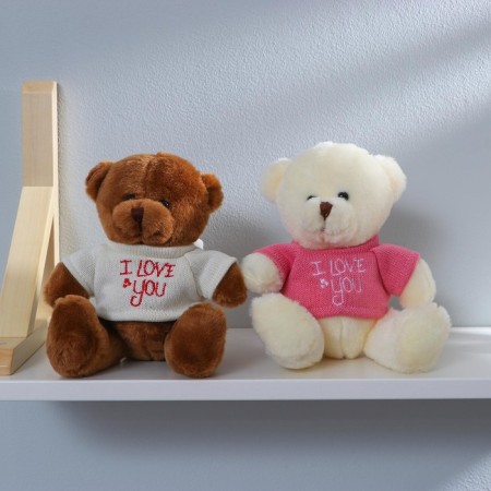 Soft toy "Bear", in a jacket, color mix-3