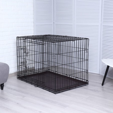 Dogs for dogs No. 4 with a pallet, folding, 94 x 64 x 72 cm-3