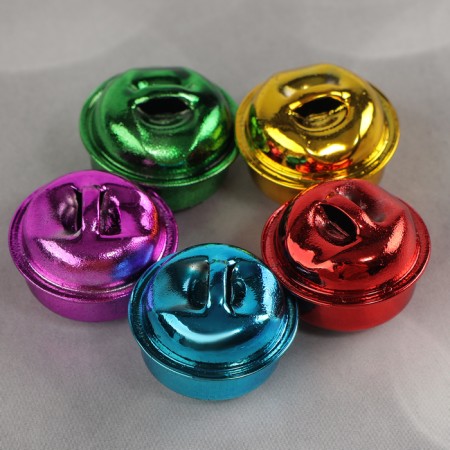 Bubenchiki, set 12 pcs., Size 1 pc: 2 × 2 cm, color red, yellow, pink, blue, green-1