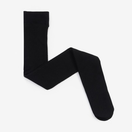 Female tights (fur inside), black color, size 52-54