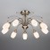 Ceiling Lamp EUROSVET GINEVRA 22080/9, E14, 9x40W, 700x700x370 mm, bronze color