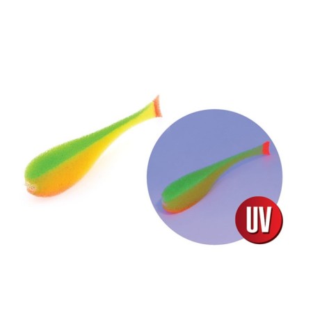 Yaman foam fish with silicone insert, 135 mm, color 21 UV, 5 pcs.