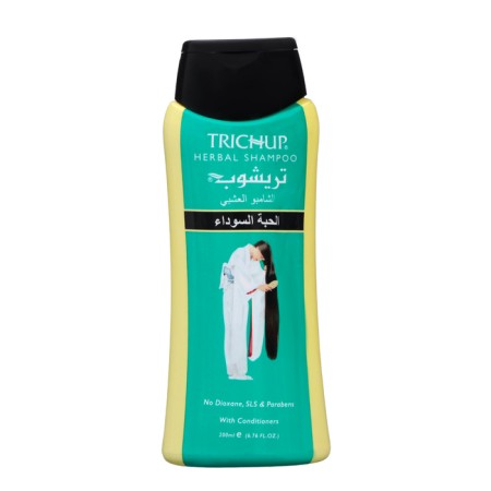 Trichup Vasu shampoo with black cable