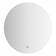 Зеркало Evororm с LED-подсветкой, сенсорный выключатель, 12W, 50х50 см, тёплый белый свет