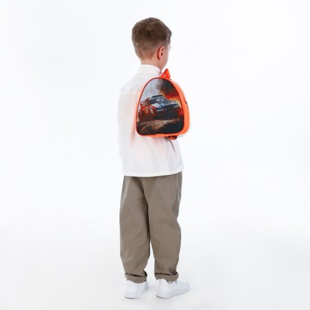 Baby backpack on lightning, orange color-6