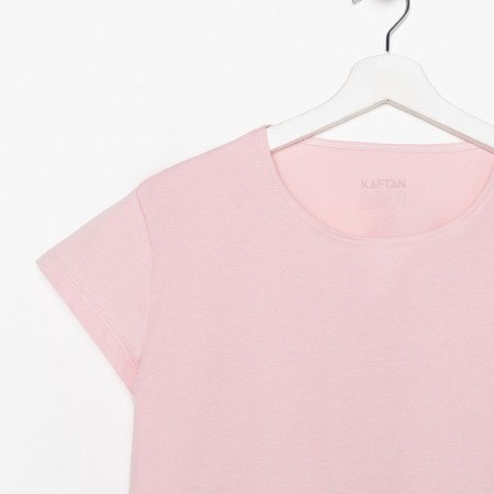 Female pajamas (T-shirt and shorts) KAFTAN "BASIC" size 48-50, pink color-6