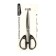 Chancellery scissors 19.0cm office plastic handles, euro suspension