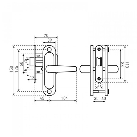 Zapelka door "Birdmash" Dimitrovgrad VSSH1.45, silver color-3