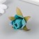 Budon on the leg for decoration "Rose Mondial" Blue 1.7x3 cm