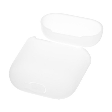 Luazon case for the AirPods 1/2 case, mat. top: silicone, 56x24x47 mm, fluorescent white-4