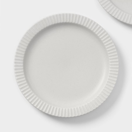 Magistro jarwah lausanne plates, d = 21.3 cm, dining, set 2 pcs, porcelain, gray-3