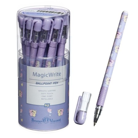 Ballic Magicwrite pen Hugs. Mouse, Soft Touch, 0.5 mm, blue ink