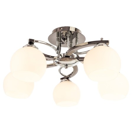 Lamp Ceiling Economy light 50421/5cr+ZZH WT, 5x60W, E27, 25x50x50 cm, chromium color-1