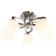 Lamp Ceiling Economy light 50421/5cr+ZZH WT, 5x60W, E27, 25x50x50 cm, chromium color