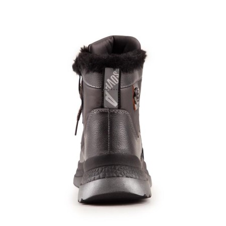 Winter boots, gray color, size 35-2