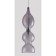 Suspended lamp Crystal Lux, Iris 2074/201, E14, 1x60 W, 47x13x13 cm, chromium color