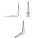 Bracket 125x150, zinc, 40 pcs