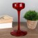 Glass "Glass" Glass Creck "Red Set 3 pcs H- 20, 23, 26x8x8 cm