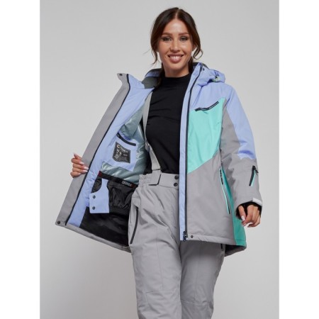 Ski jacket female, size 48, purple color-9